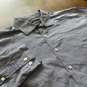 Rodd & Gunn Dress Shirt Sports Fit XL Blue Check Cotton LP2829